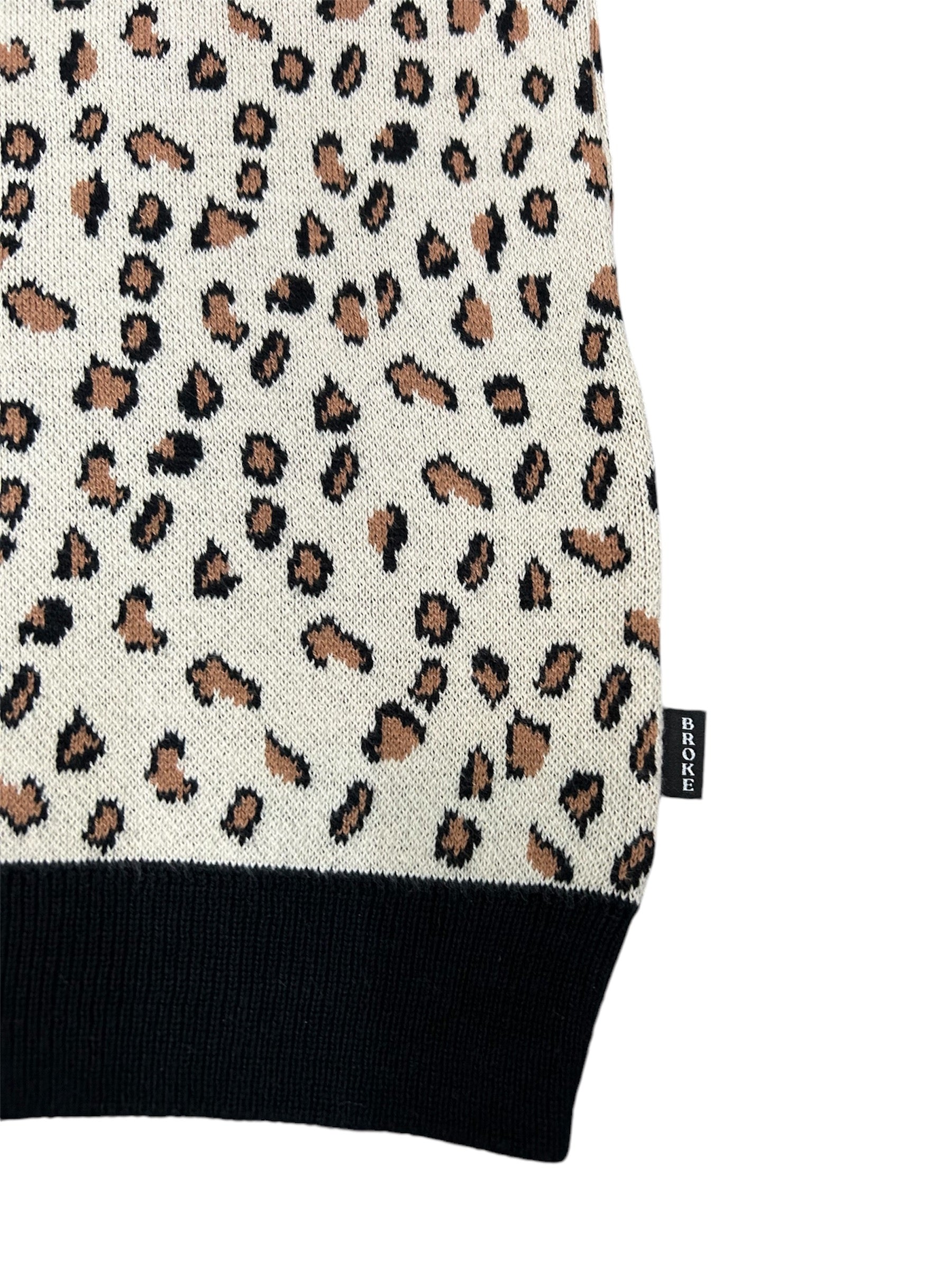 Ingwe Print Knit Vest