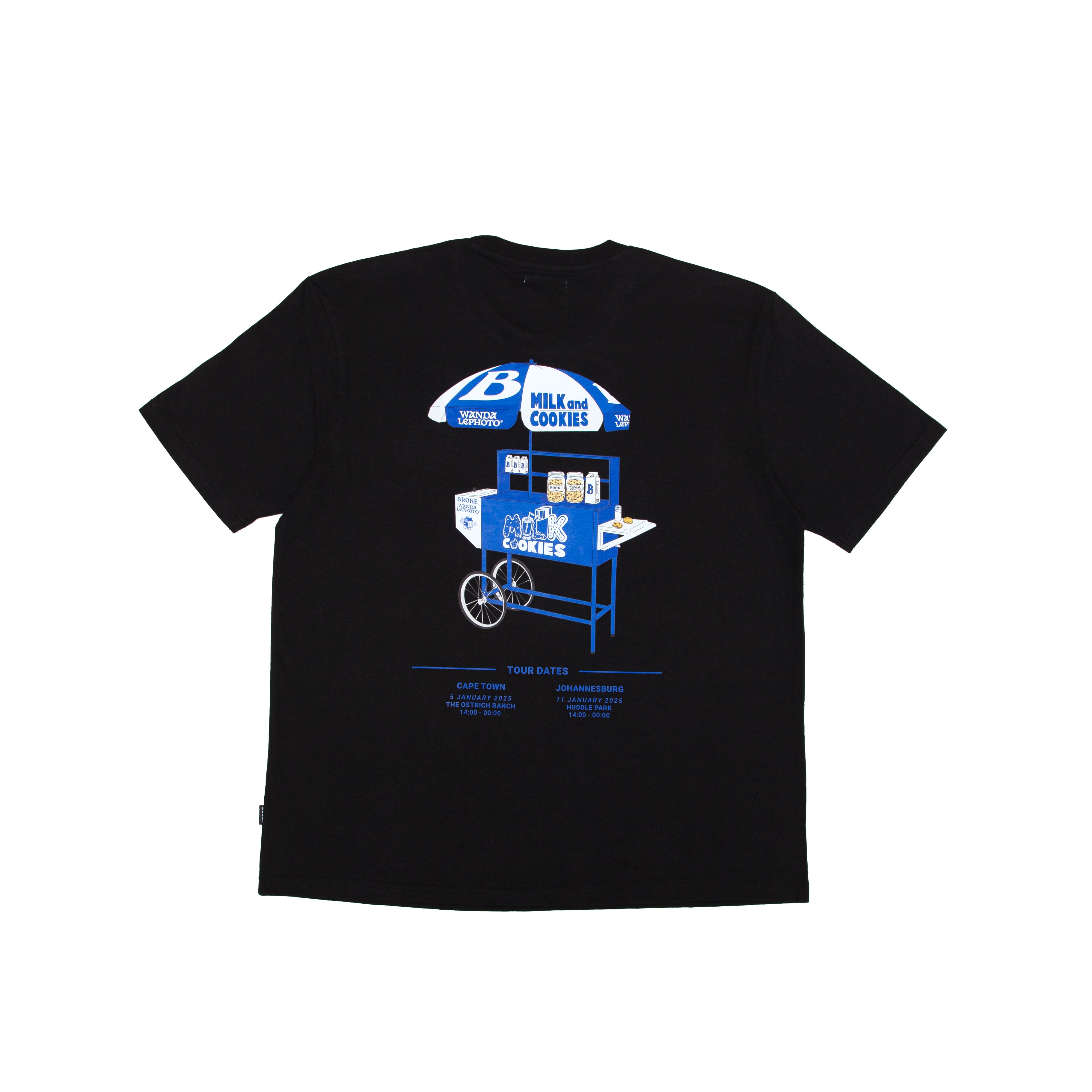 BROKE X WANDA LEPHOTO X MILK & COOKIES KAYTRANADA Tour Tee