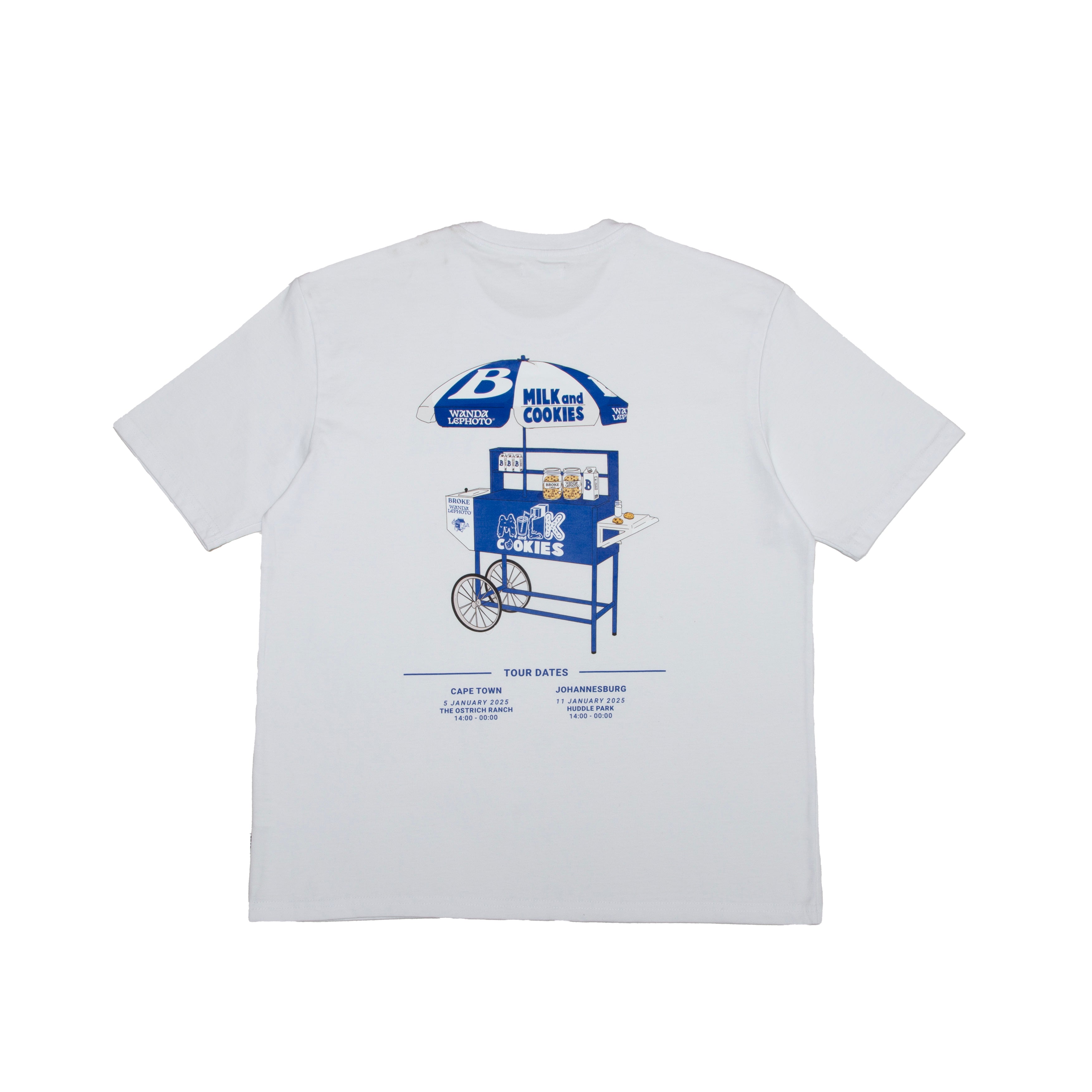BROKE X WANDA LEPHOTO X MILK & COOKIES KAYTRANADA Tour Tee