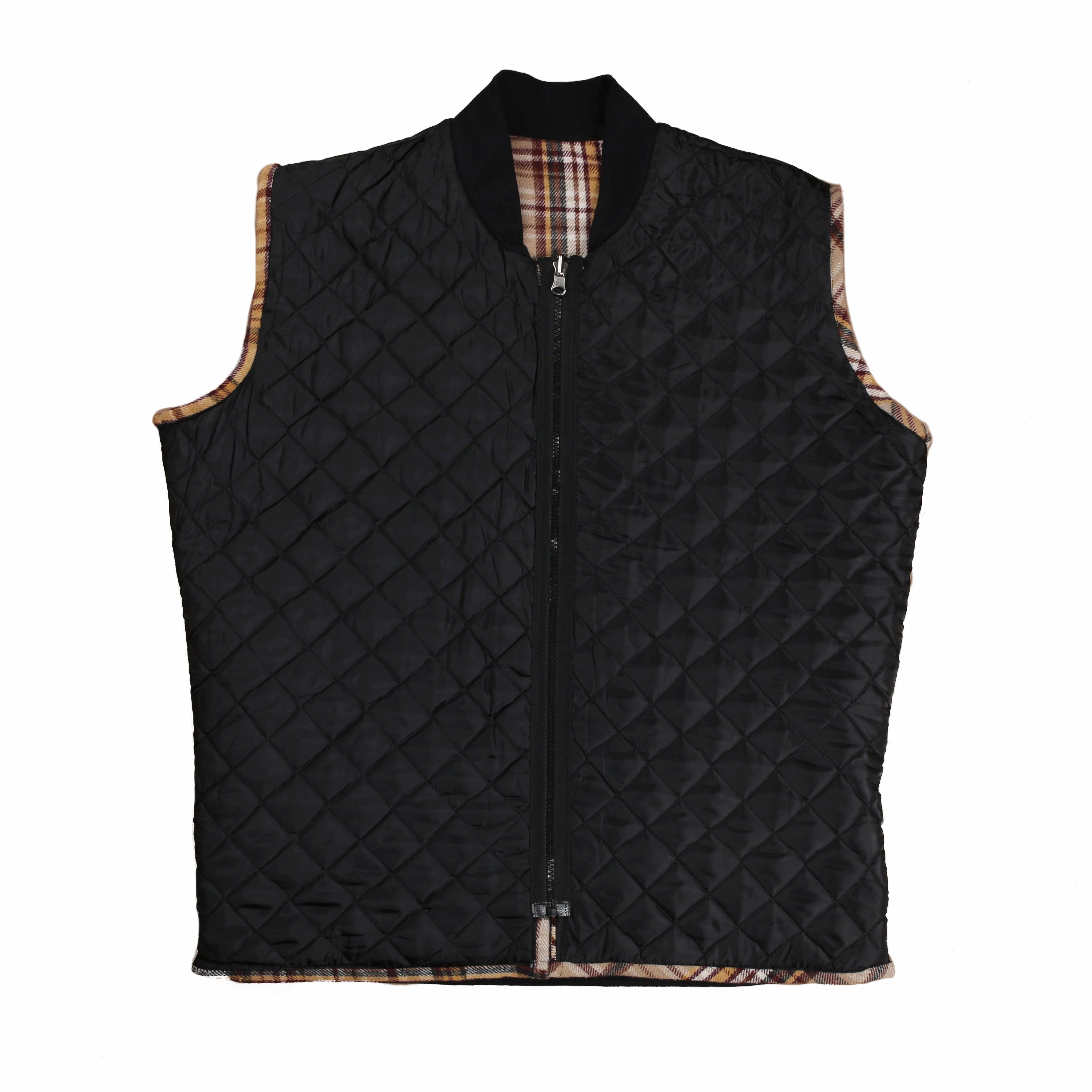 Plaid Utility Vest